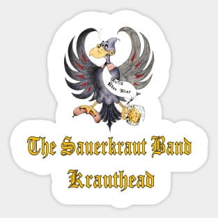 SKB Drunken Eagle with Krauthead on the front Sticker